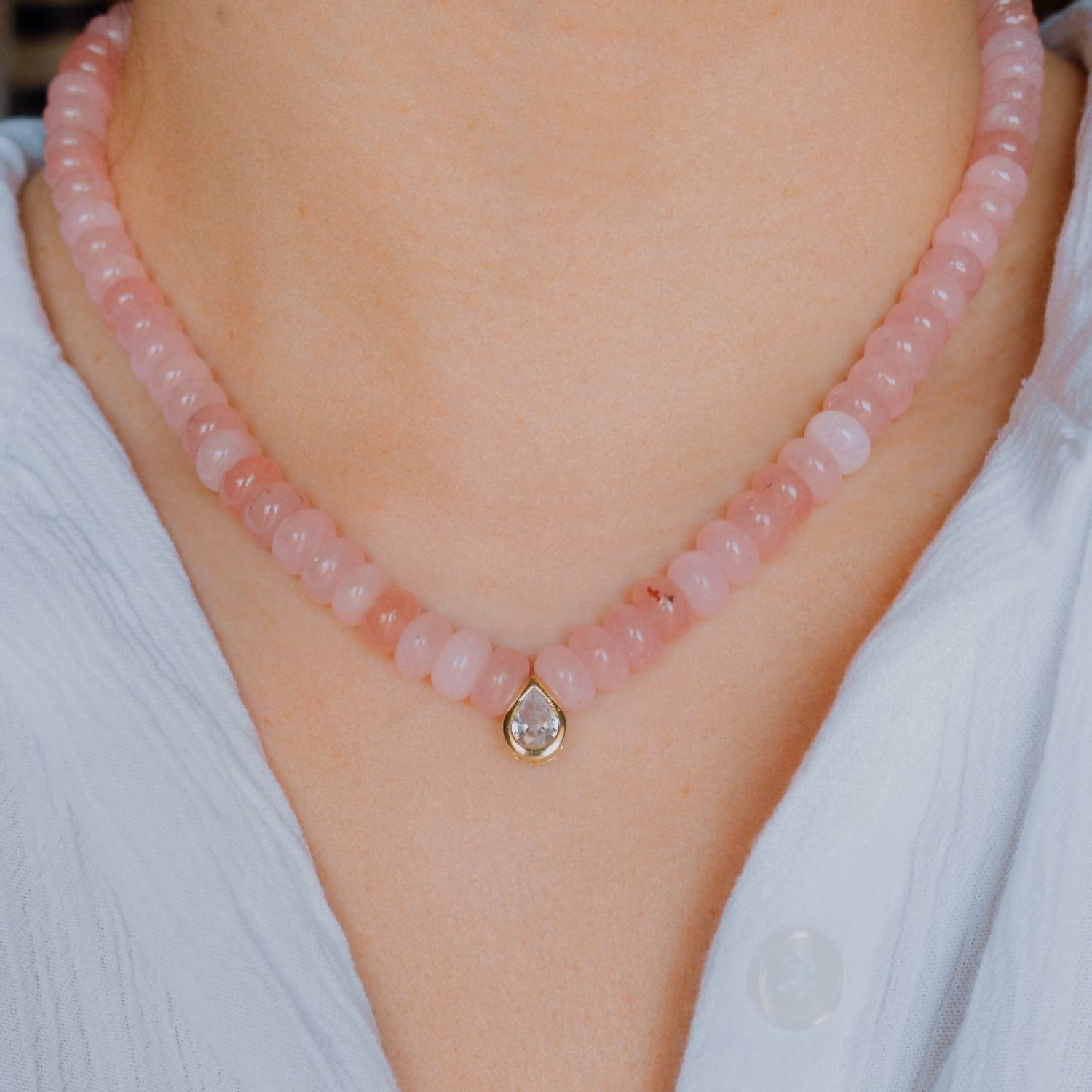 Gemelli - Women's Islamorada Teardrop Beaded Necklace