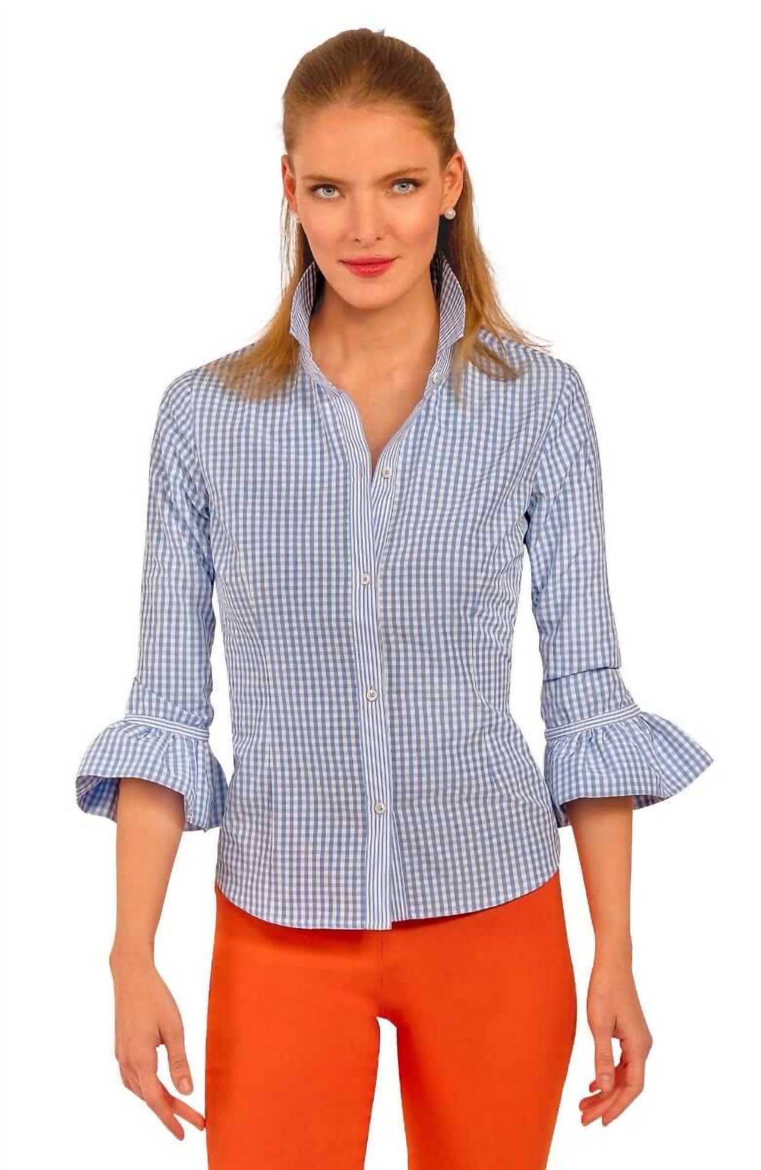 Gretchen Scott - Gingham Priss Blouse