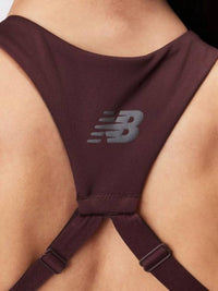 New Balance Women's Power X Sports Bra in burgandy - women's intimate - alternate view