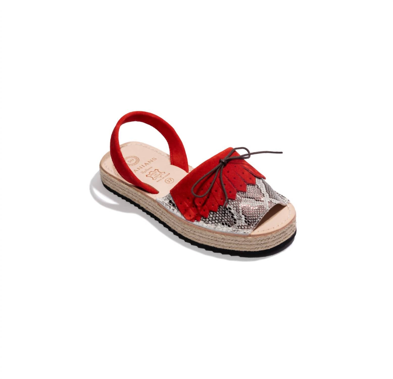 Numa By Spanians - Women's Fringes Wedge Sandal Narrow