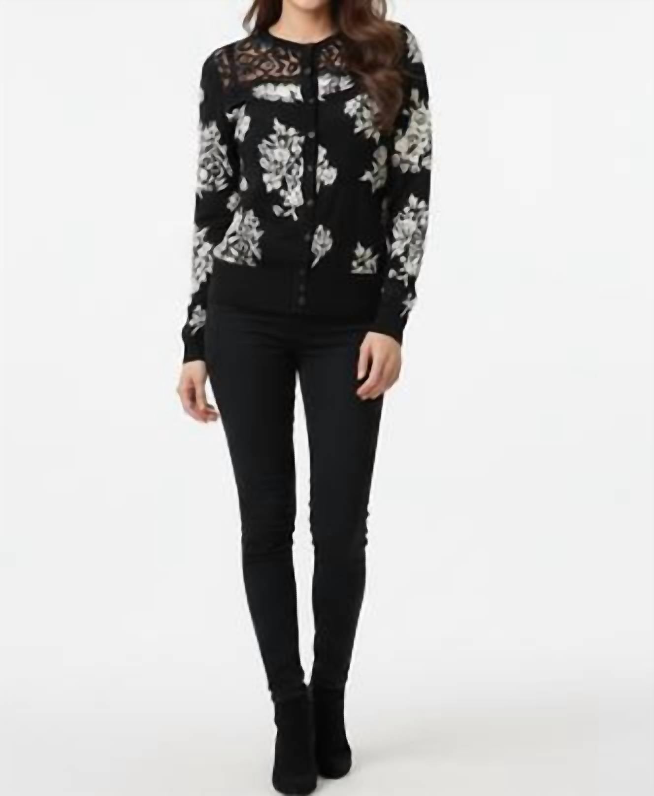 Kathie K - Button Down Knit Sweater