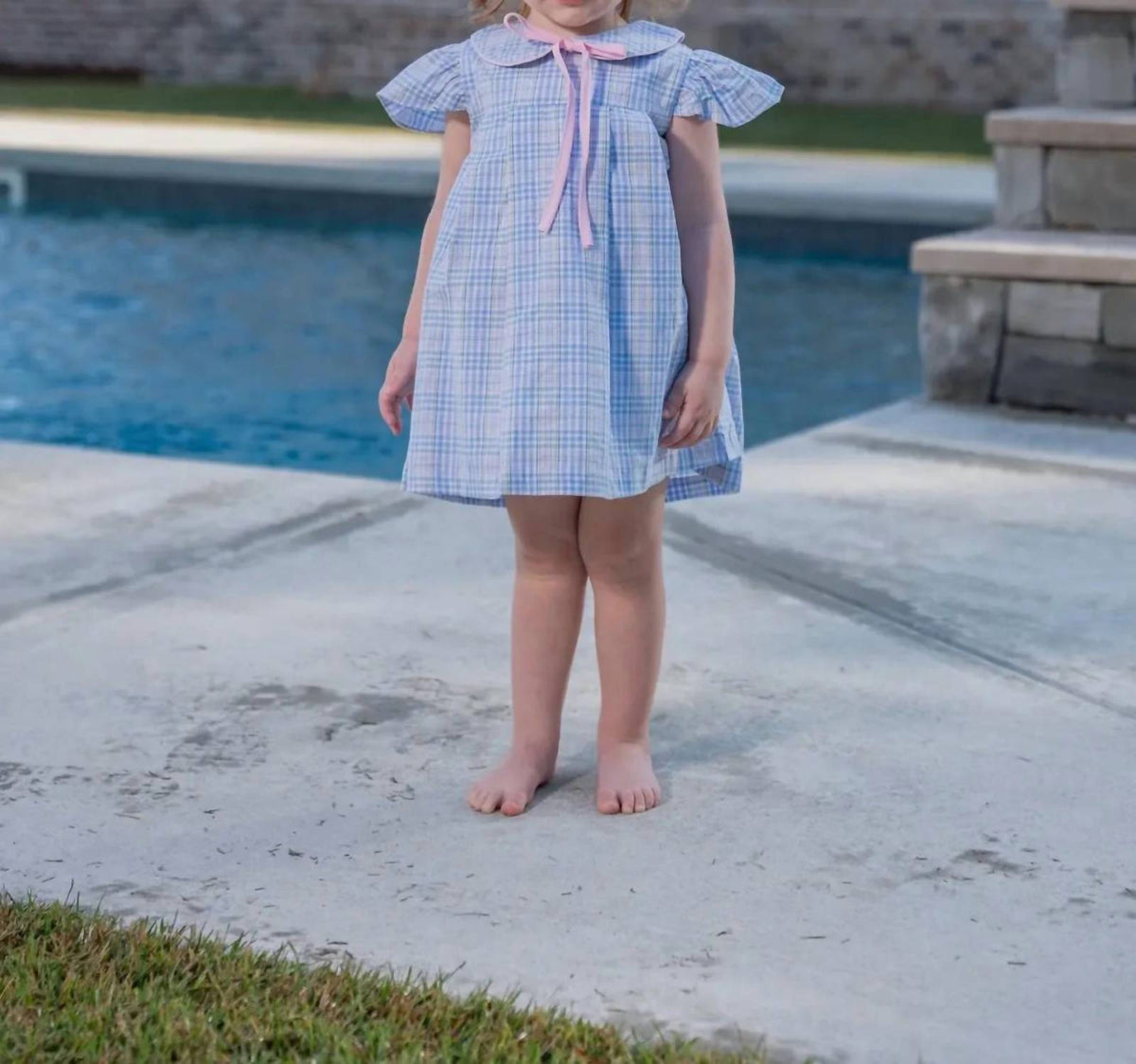 The Oaks Apparel - Fallon Spring Plaid Bloomer Dress