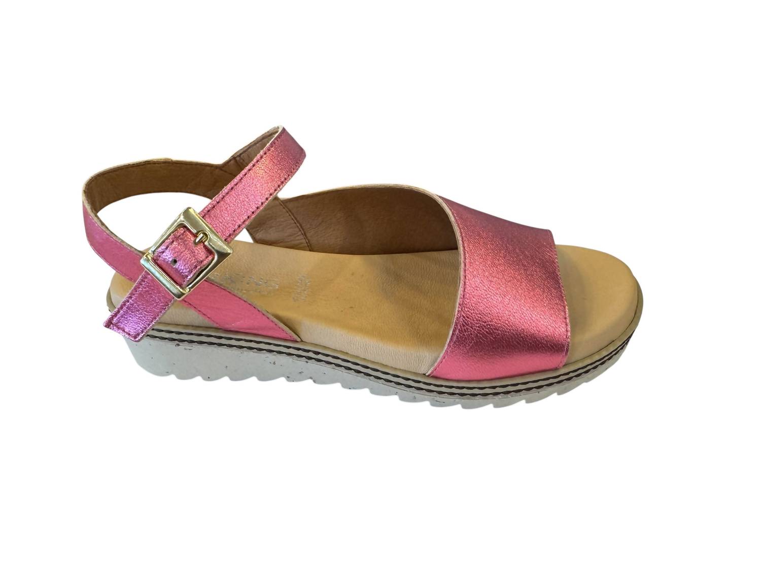Dorking by Fluchos Women's Open Toe Wedge Sandal in cosmos bubble - women's sandal