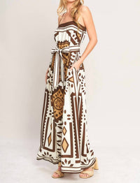Flying Tomato - Printed Woven Jumpsuit