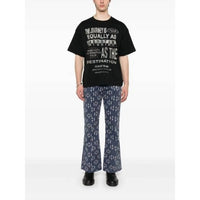 HONOR THE GIFT Men's Travelled Journey Tee in black - men's t-shirt - detail view