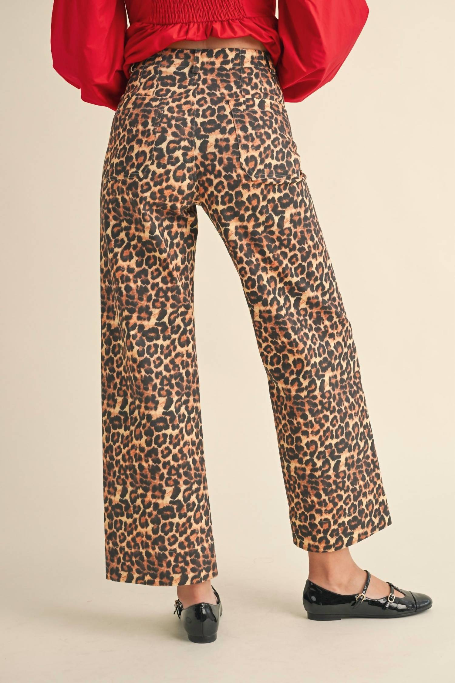 &Merci - Women's Cropped Wide Leg Pants