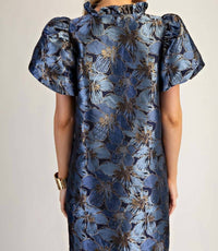 Glam - Antoinette Puff Sleeve Mini Dress