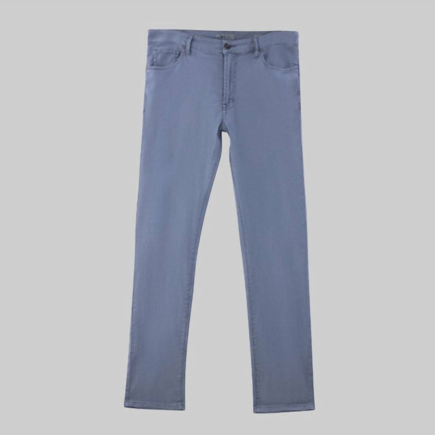 Rye 51 Men's Silo Straight Fit French Twill Pant in medium blue - men's jeans - alternate view