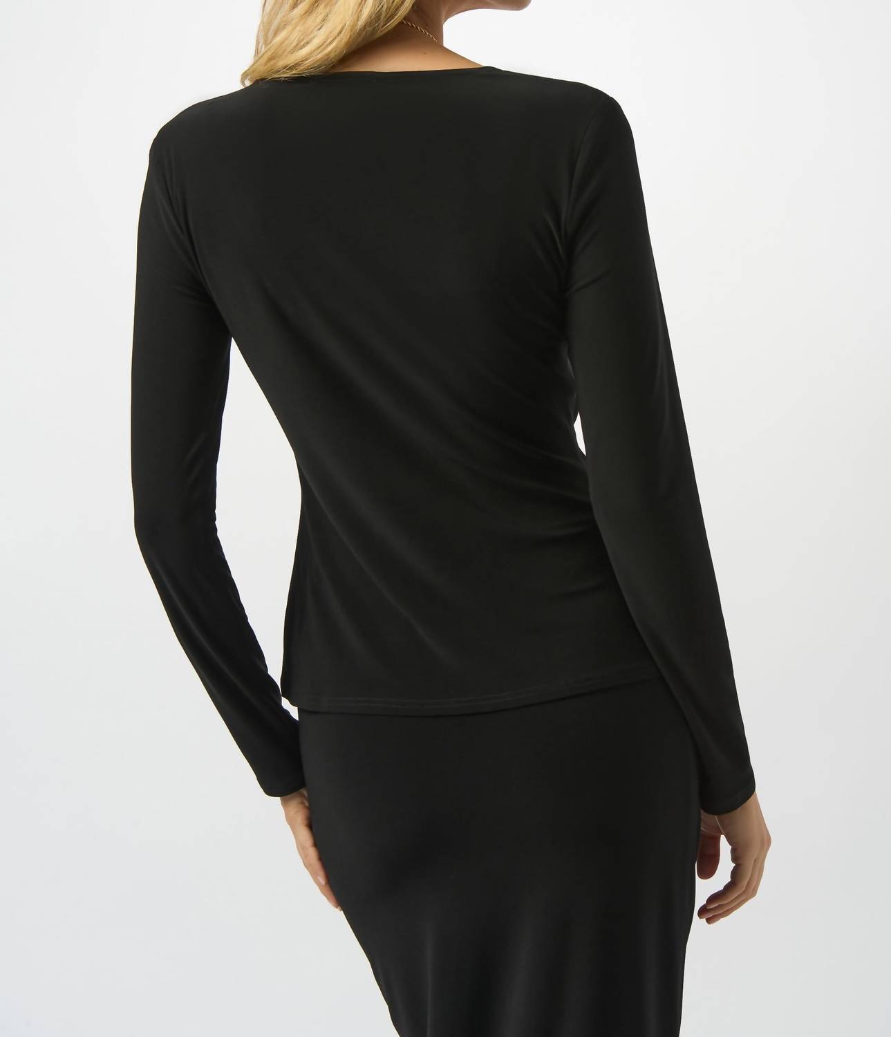 Joseph Ribkoff - Silky Knit Fitted Wrap Top