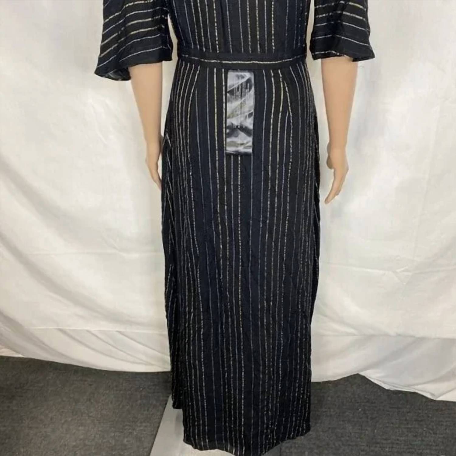 Bcbgmaxazria - Women's Stripe Full Wrap Cut-out Dress