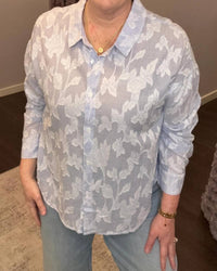 Dear John Denim - Adrianna Floral Burnout Top