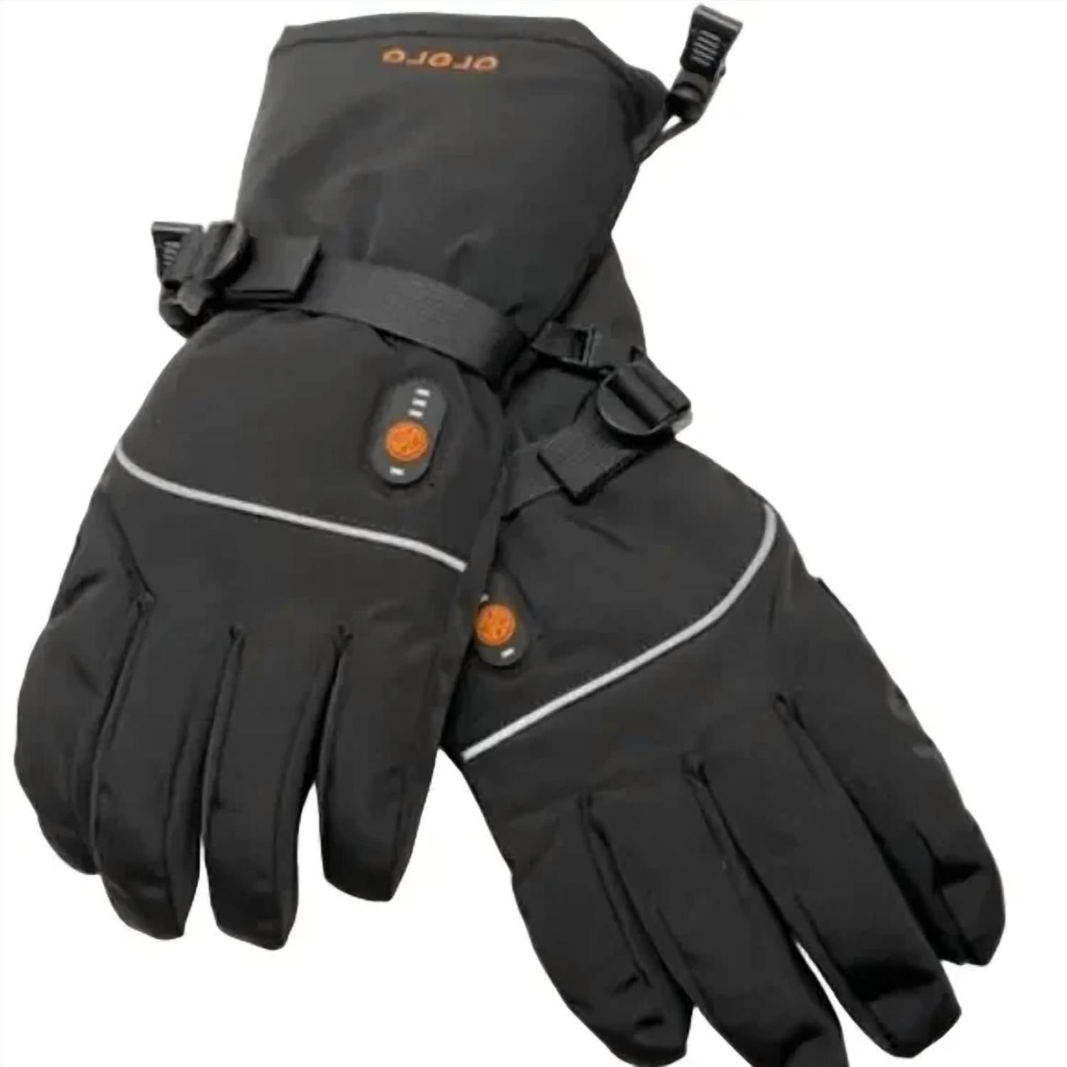 Ororo Unisex Buffalo Heated Gloves 2.0 in black - men's accessory - detail view