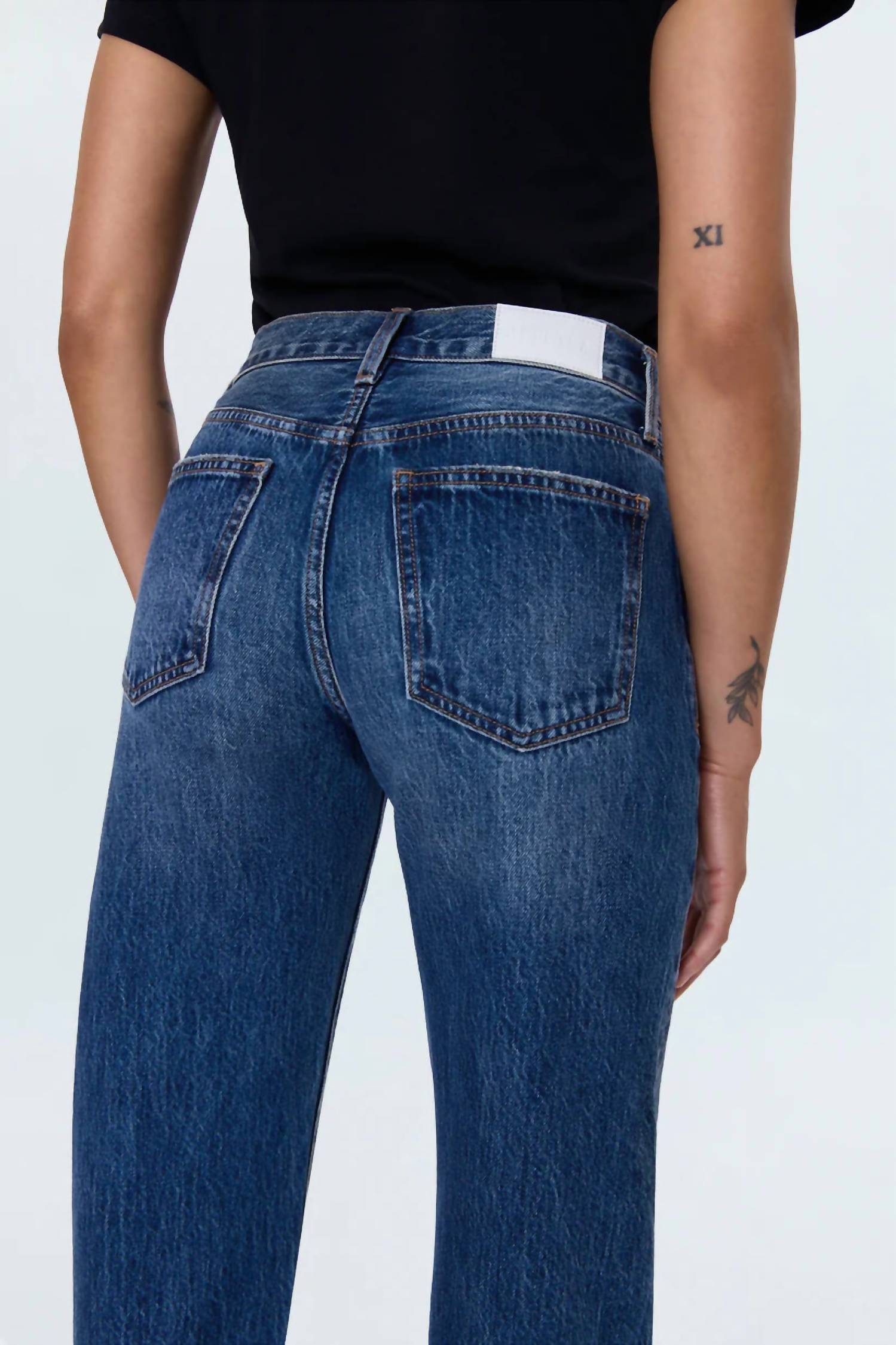 Pistola - Women's Lexi Mid Rise Bowed Straight Jean