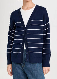 525 America - Sarah Relax Stripe Cardigan