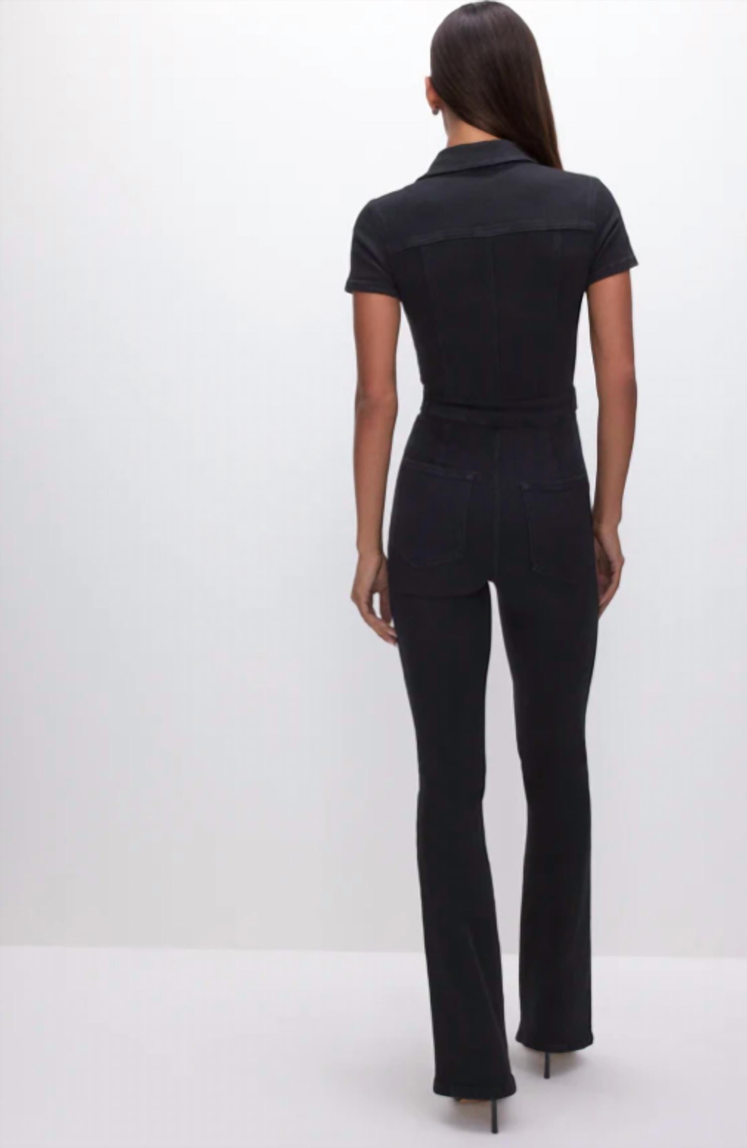 Good American - Fit For Success Bootcut Jumpsuit