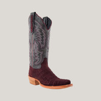 R Watson Boots - Women's Nubuck Caiman Belly Boot