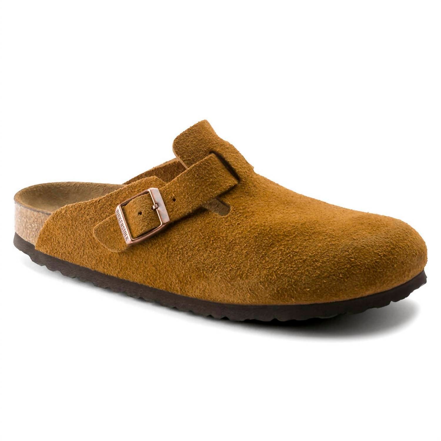 Birkenstock - Unisex Boston Suede Clogs