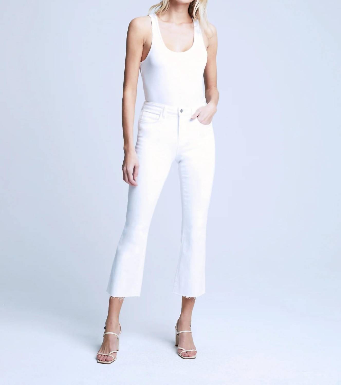 L'Agence - Kendra Crop Flare Jeans