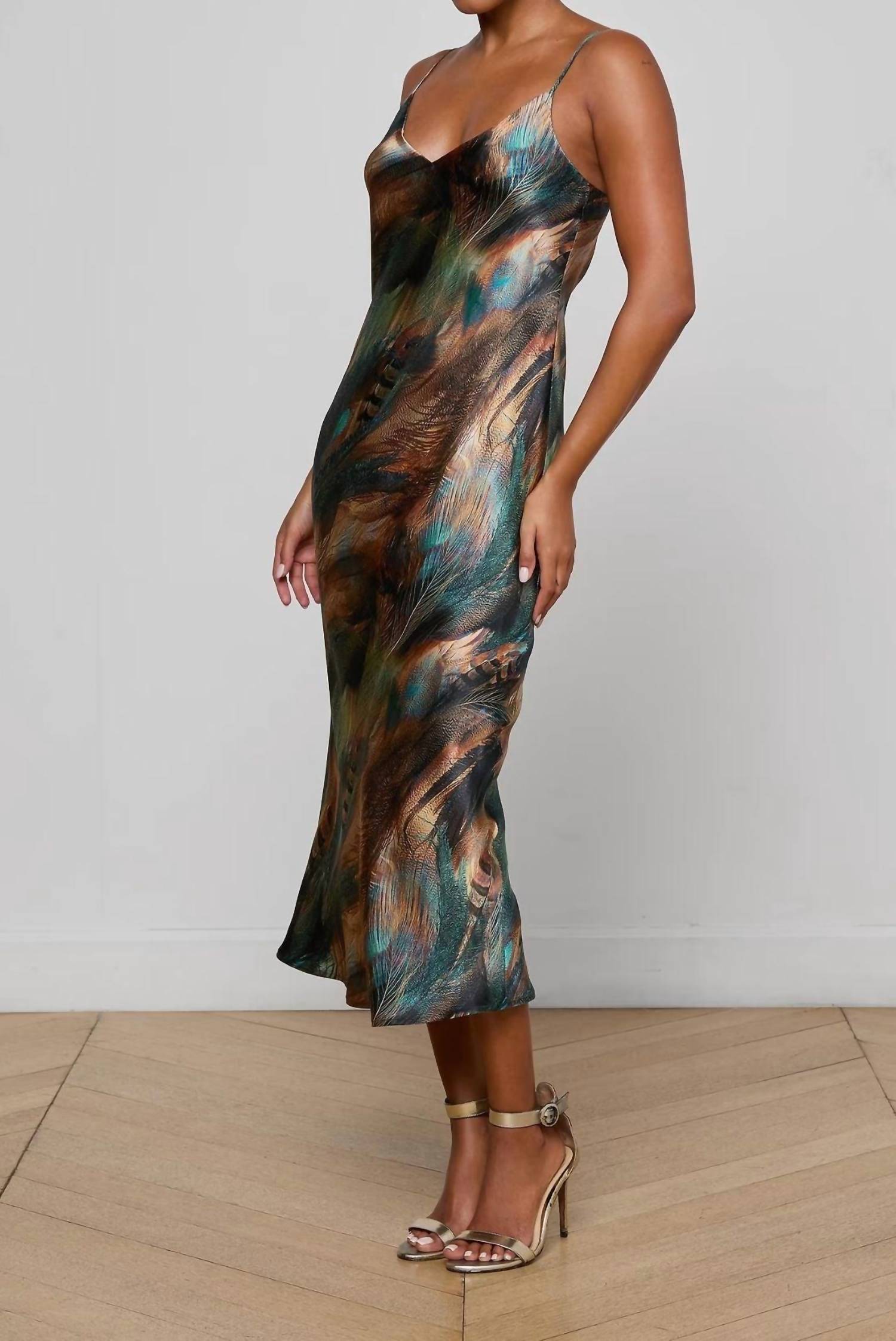 L'Agence - Seridie Silk Slip Dress