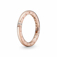 Pandora - Women's Logo & Heart Ring