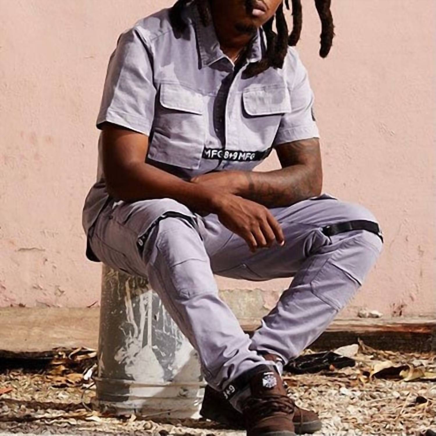 8&9Mfg - Men's Strapped Up Button Up Shirt