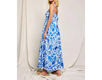 Dress Forum - Under The Sea Halter Neck Maxi Dress