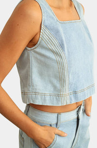 Miou Muse - Cassie Color Blocked Top