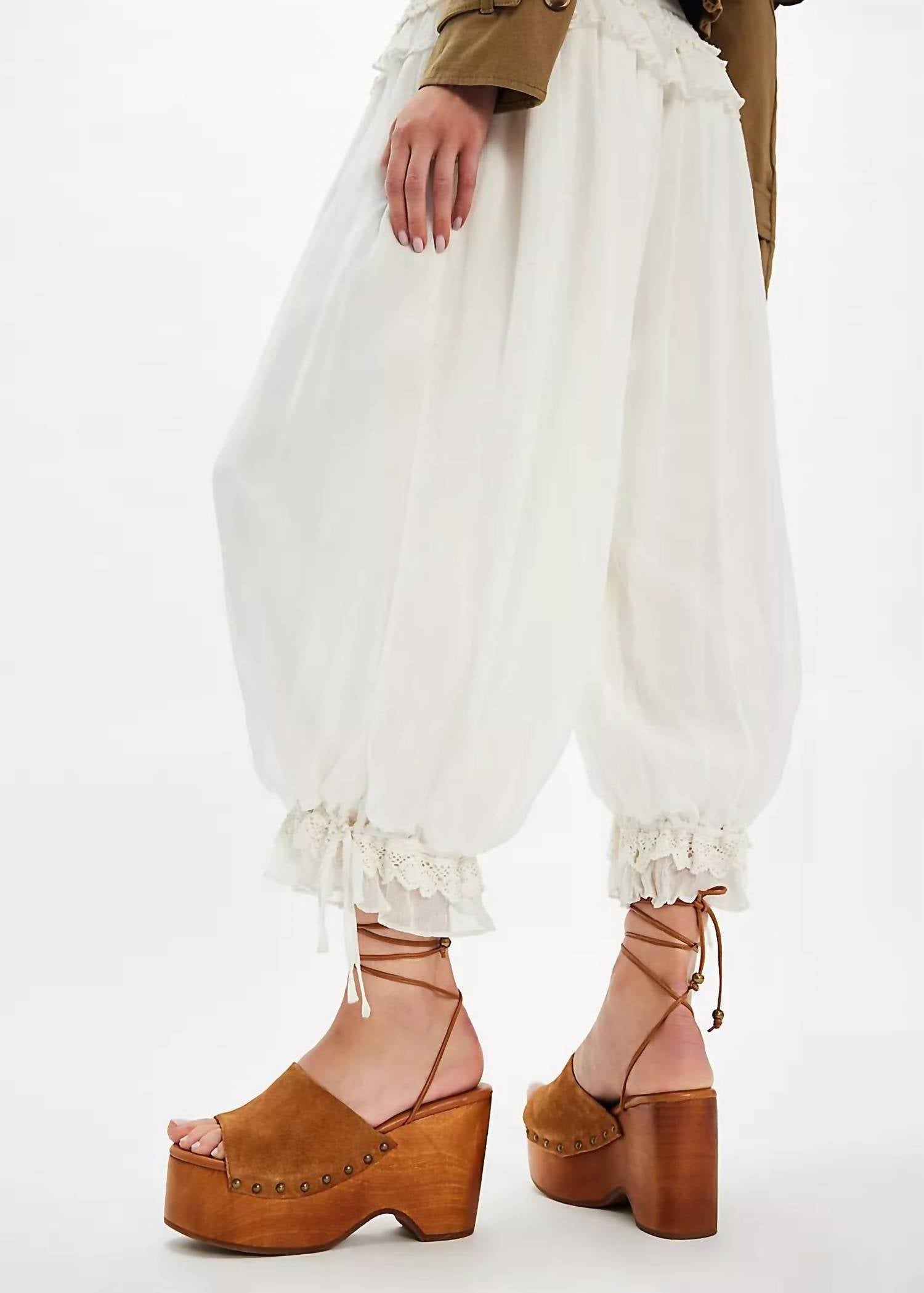 Free People - Women's Front Row Wrap Platform Clogs
