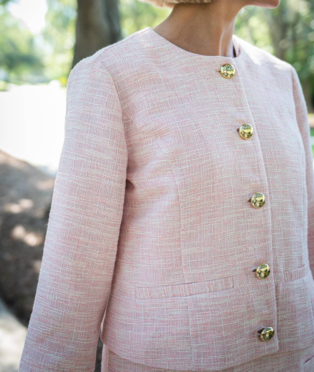 Sail To Sable - Tweed Button Front Jacket