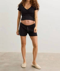Hatch - Pointelle Sweetheart Tee Maternity