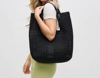 Sol And Selene - Women's Zenith Hand Woven Knot Tote Bag