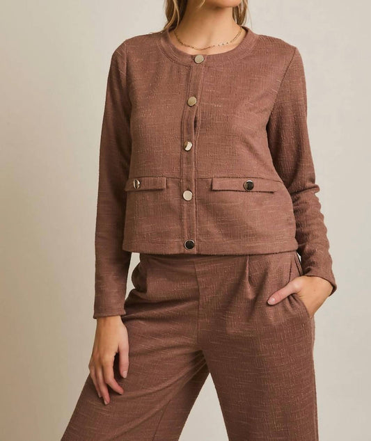 Gilli - Mocha Tweed Jacket