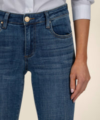 Kut From The Kloth - Amy Mid Rise Crop Straight Leg Jeans