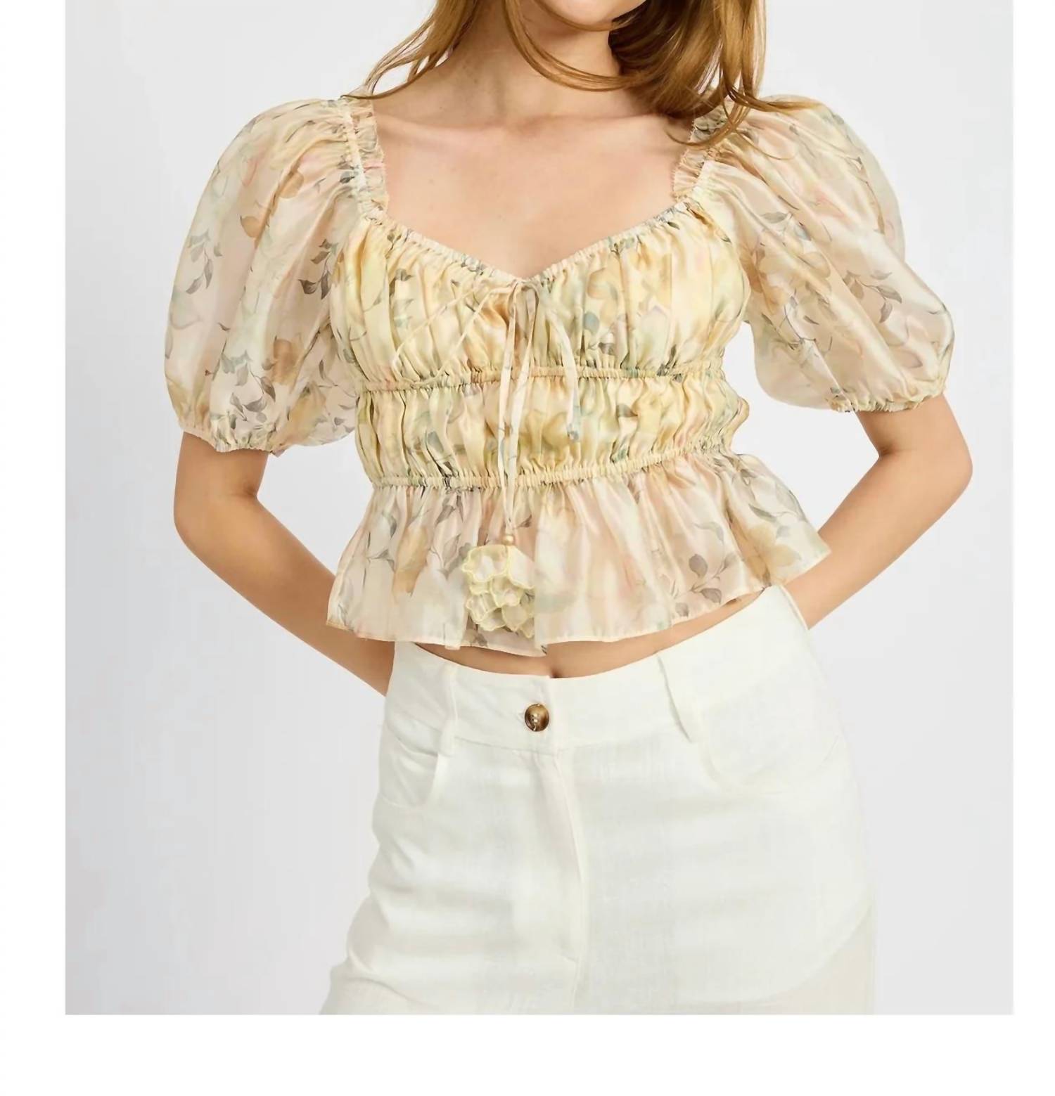 En Saison - Elliot Organza Top