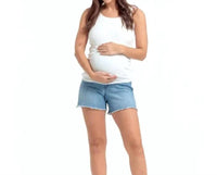 1822 Denim - Maternity Dad Jean Bellyband Shorts