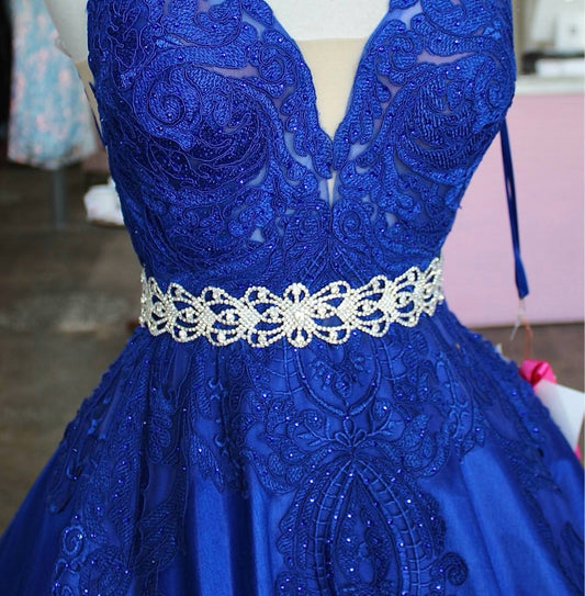 3Am By H&D Accessories - Women's Rhinestone Embellished Belt