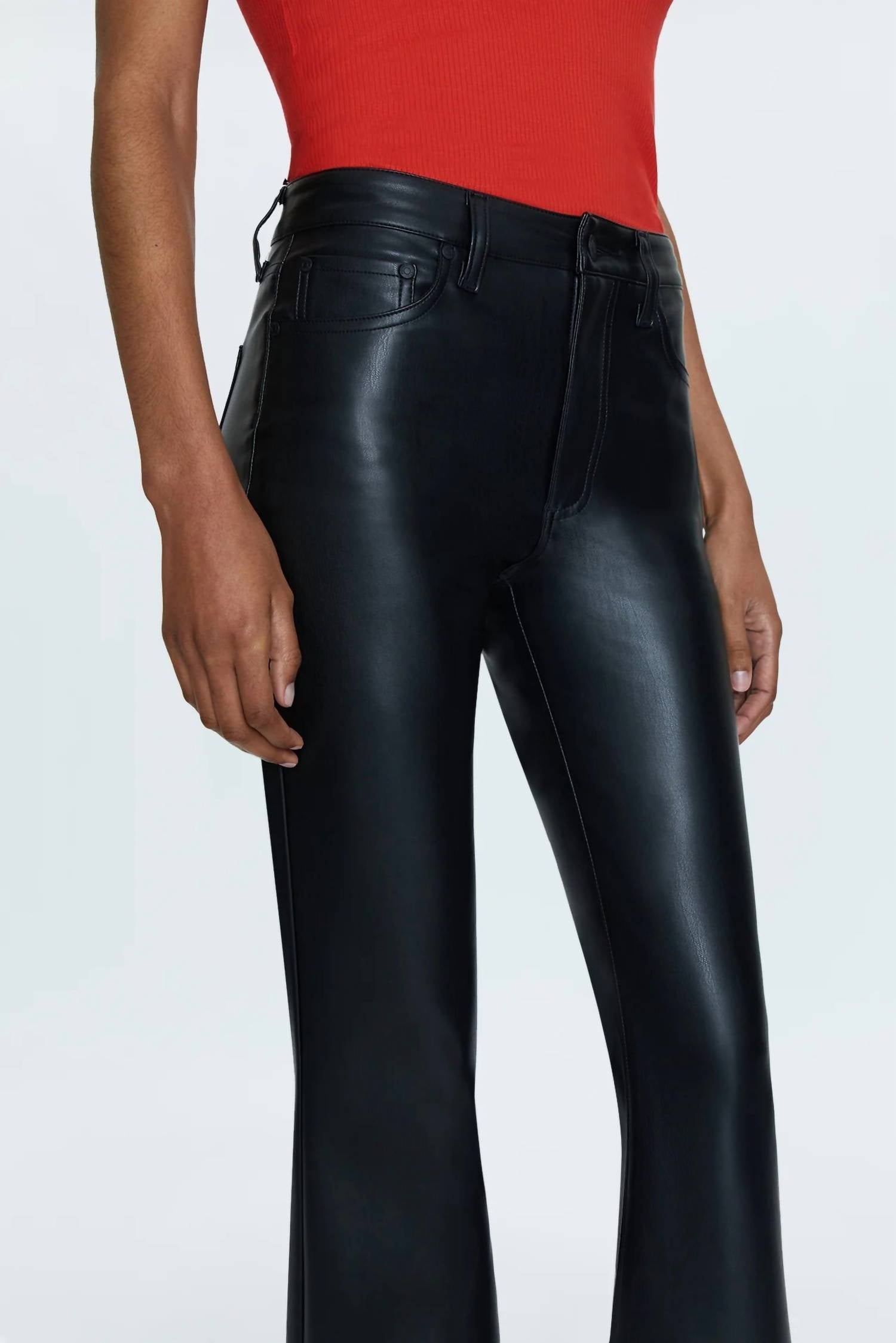 PISTOLA Kinsley Mid-rise Flare Jeans in slate black - women's jeans - view 4
