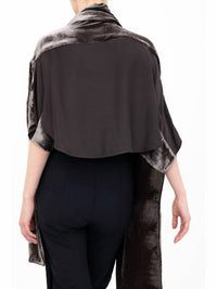 Elaine Kim - Amari Shrug with Silk Contrast