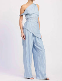 Emory Park - Wide Leg Pinstripe Pant