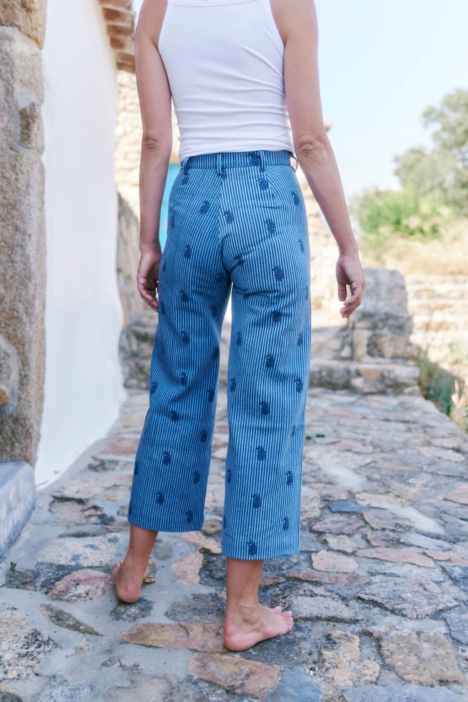 Sz Blockprints - Denim Disco Pants