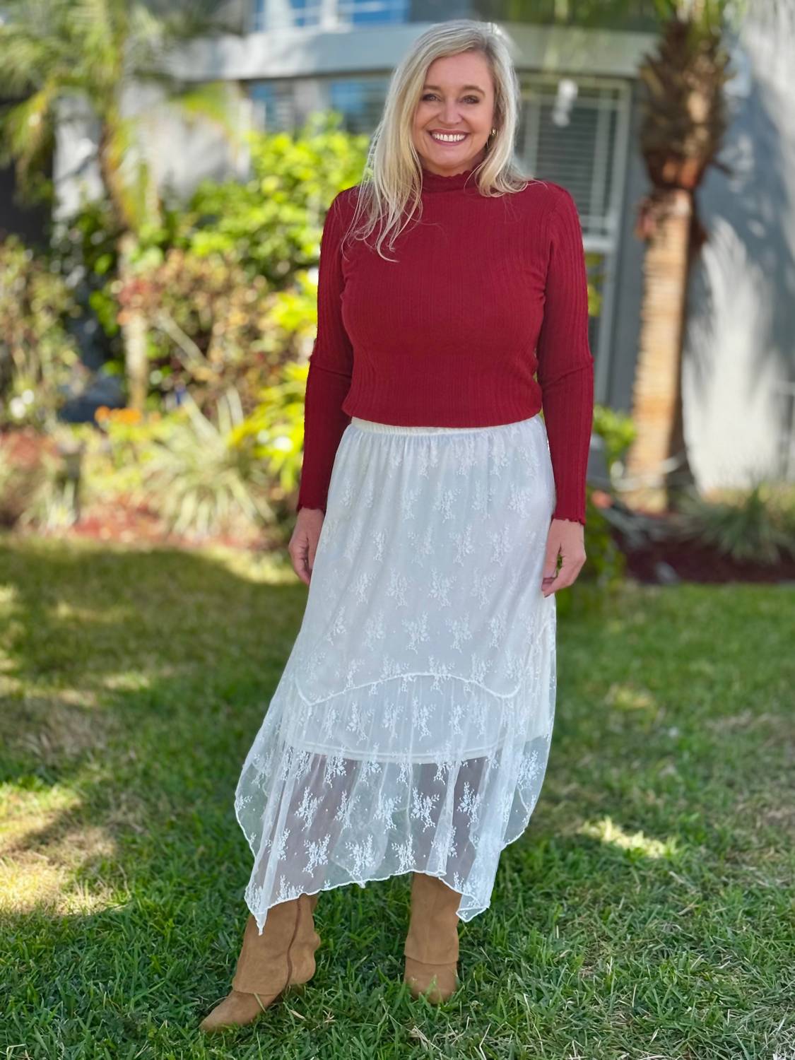 Southern Grace - Lovely In Lace Skirt