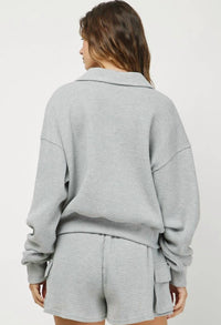 Needii - Willow Waffle Knit Sweatshirt