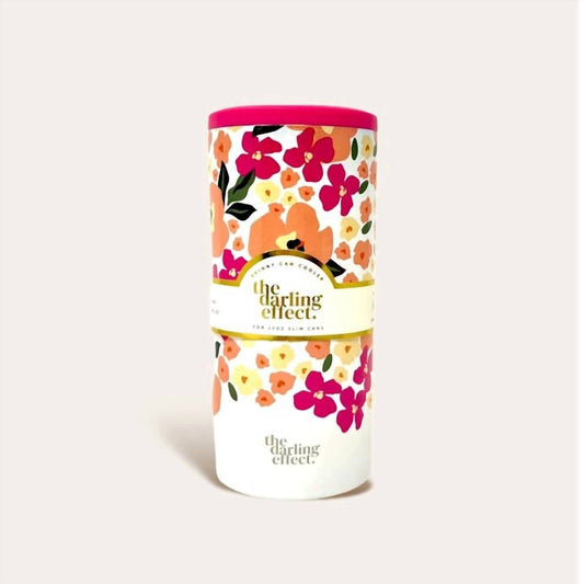 The Darling Effect - 12oz Floral Skinny Can Cooler