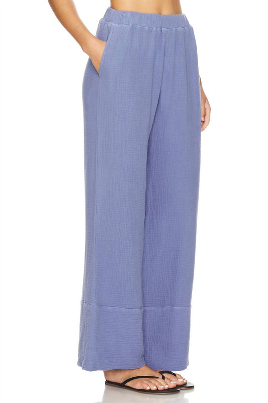 Monrow - Gauze Wide Leg Pants