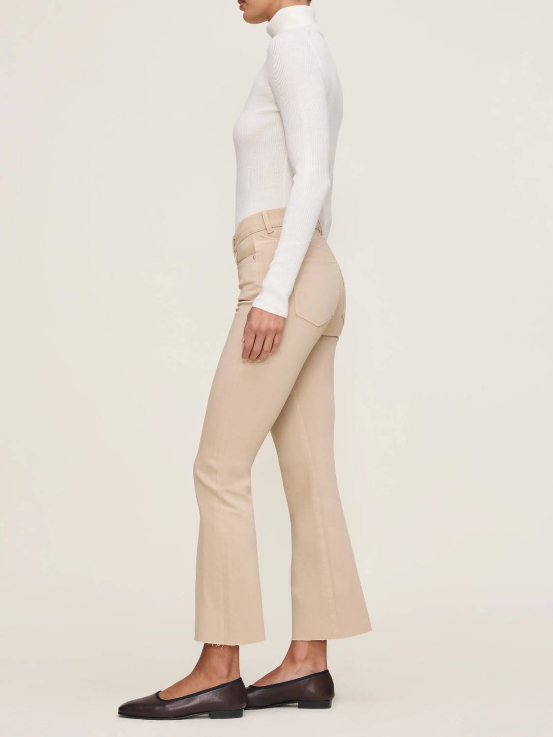 DL1961 - Women's Bridget Boot Instasculpt Cropped Jean in almond - women's jeans - view 4