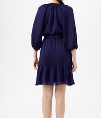 Trina Turk Asuma Mini Dress in blue - women's dress - alternate view