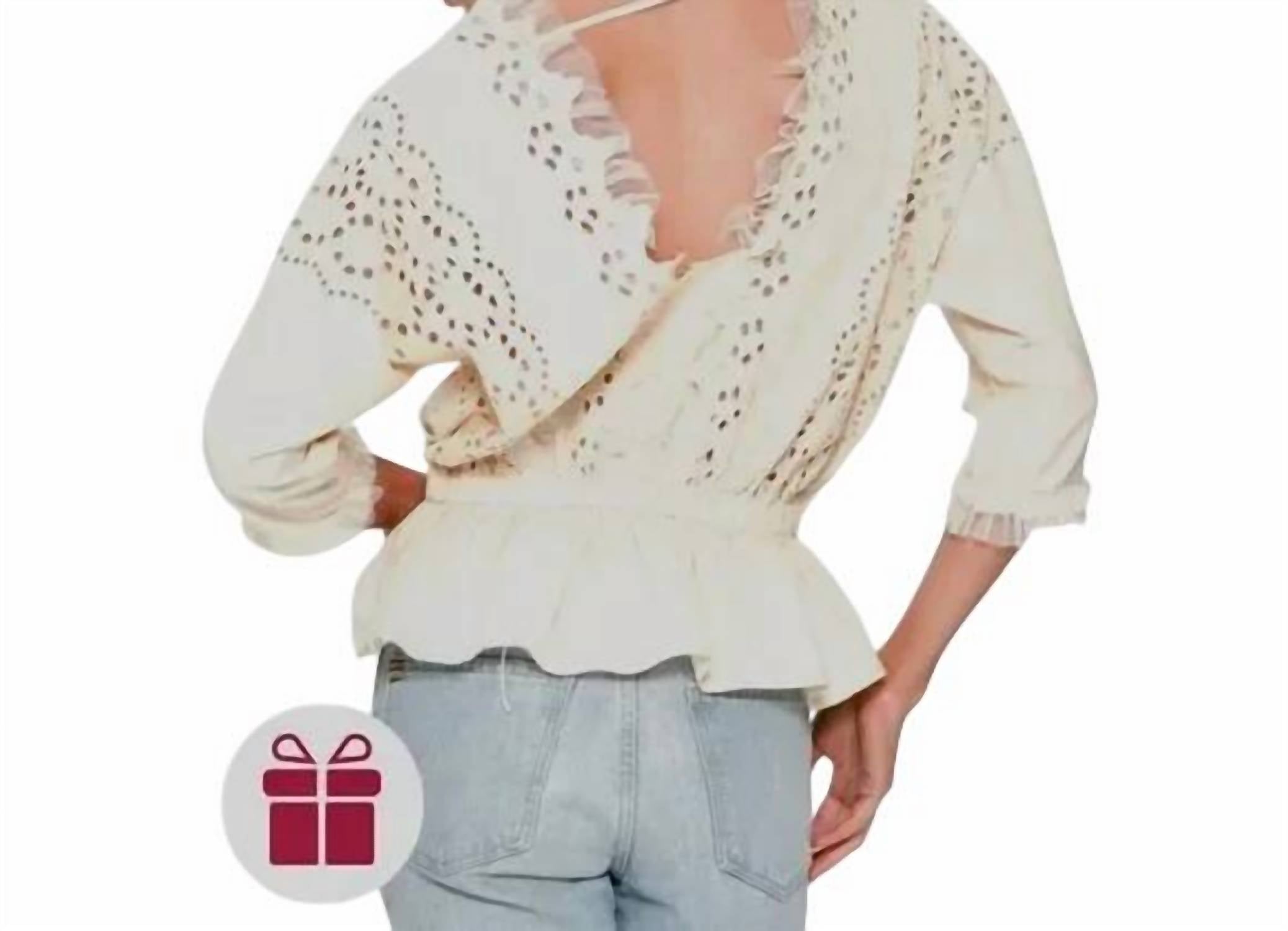 Aratta - Born On Sunday Eyelet Top
