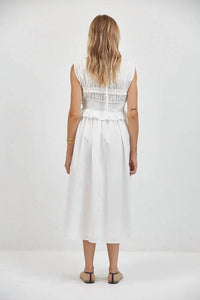 A.Ren - Jeanie Smocked Midi Dress