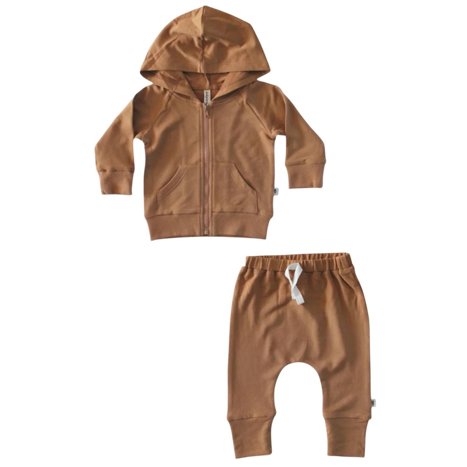 Babysprouts - Kid's Butterscotch Zip Hoodie