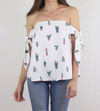 Do+Be - Born To Tie Cactus Top